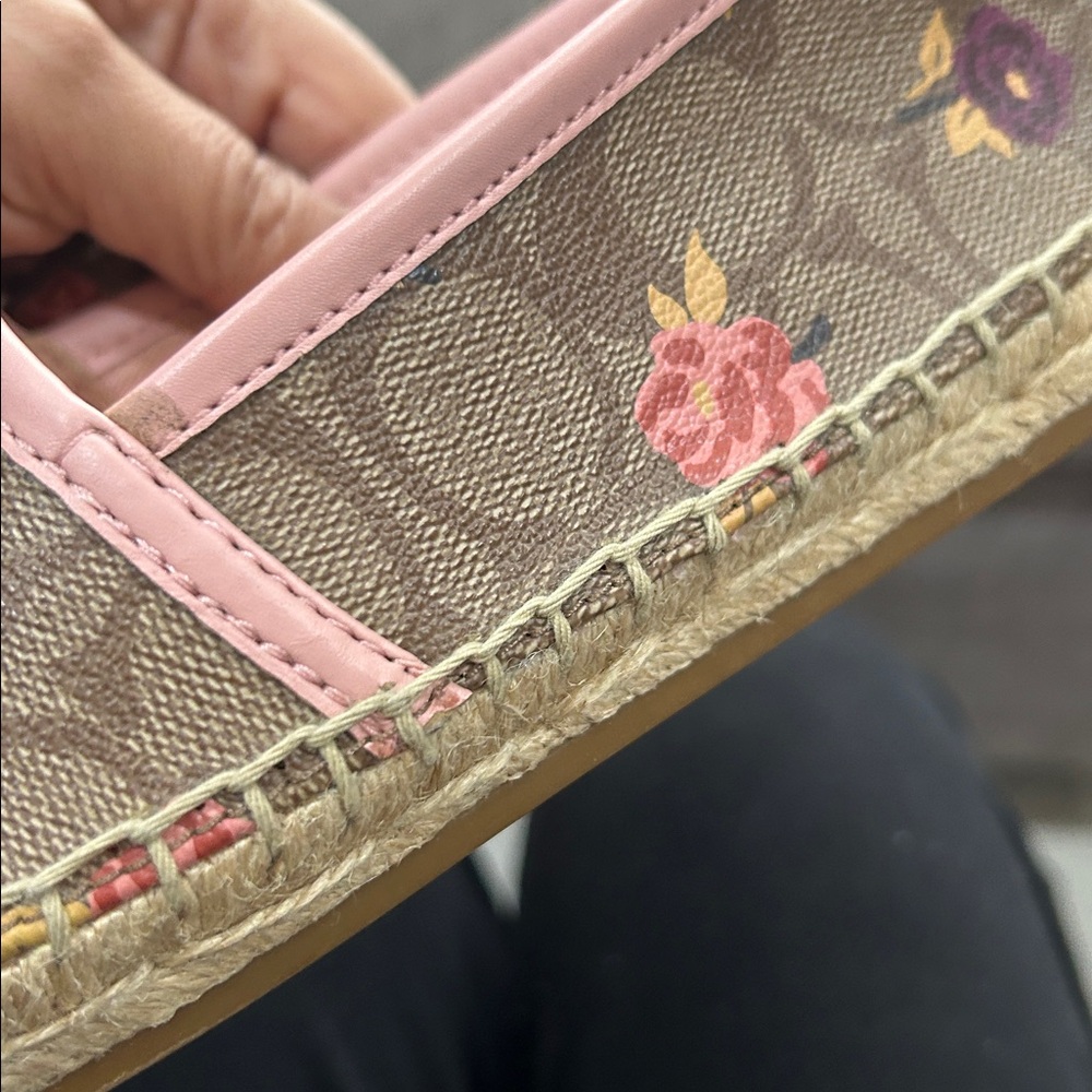 COACH Carson Espadrille size 8 - Picture 5 of 7